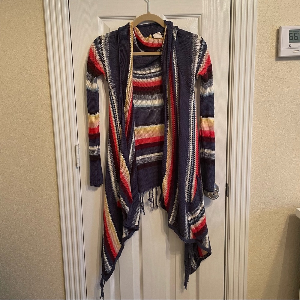 Billabong colorful cardigan sweater